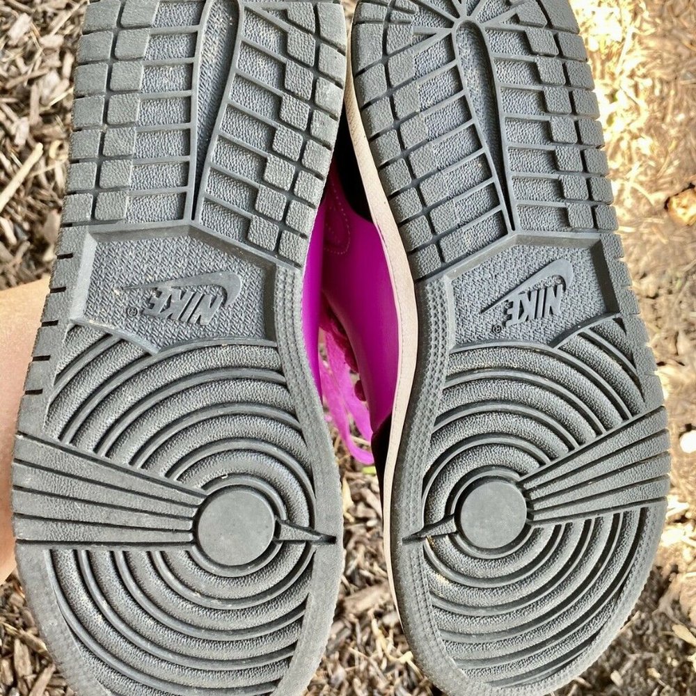 Nike Jordan 1 Flight 3 Girls Youth Purple Pink 4.5 - Picture 6 of 8